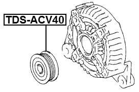 TDS-ACV40 - ALTERNATOR PULLEY