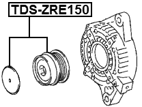 TDS-ZRE150 - ALTERNATOR PULLEY