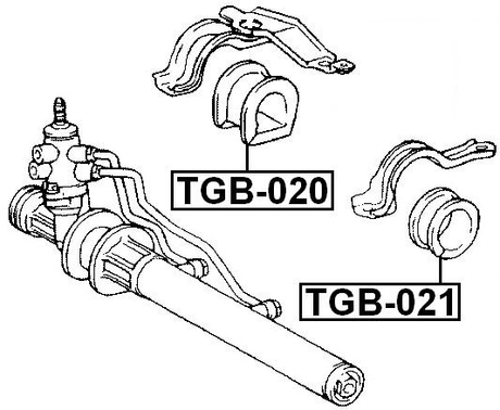 TGB-021 - GROMMET STEERING RACK HOUSING