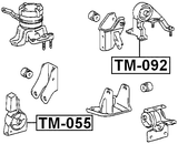 TM-055 - FRONT ENGINE MOUNT
