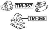 TM-068 - REAR ENGINE MOUNT