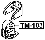 TM-103 - FRONT ENGINE MOUNT 4AFE/5EFE/7AFE