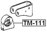 TM-111 - FRONT ENGINE MOUNT