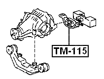TM-115 - REAR DIFFERENTIAL MOUNT