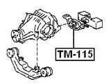 TM-115 - REAR DIFFERENTIAL MOUNT