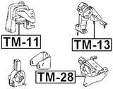 TM-11 - RIGHT ENGINE MOUNT (HYDRO)