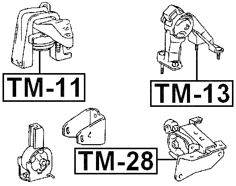 TM-13 - REAR ENGINE MOUNT