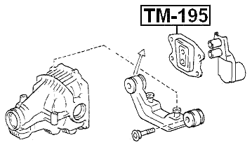 TM-195 - REAR DIFFERENTIAL MOUNT