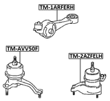 TM-1ARFERH - RIGHT ENGINE MOUNT