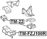 TM-22 - FRONT ENGINE MOUNT 1HDT/1HZ