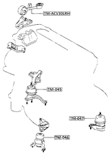 TM-ACV30LRH - RIGHT ENGINE MOUNT