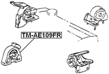 TM-AE109FR - FRONT ENGINE MOUNT