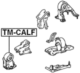 TM-CALF - FRONT ENGINE MOUNT