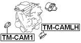 TM-CAMLH - LEFT ENGINE MOUNT