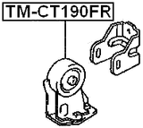 TM-CT190FR - FRONT ENGINE MOUNT 2C
