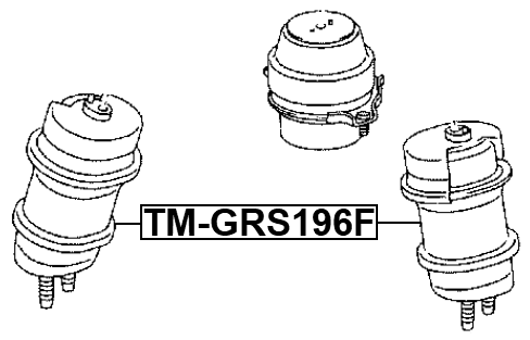 TM-GRS196F - FRONT ENGINE MOUNT (HYDRO)