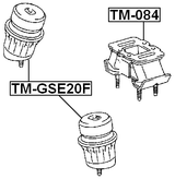 TM-GSE20F - FRONT ENGINE MOUNT (HYDRO)