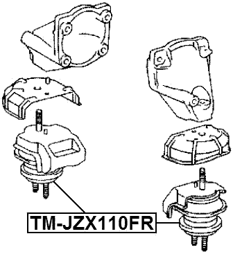 TM-JZX110FR - FRONT ENGINE MOUNT (HYDRO)