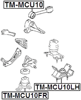 TM-MCU10 - RIGHT ENGINE MOUNT