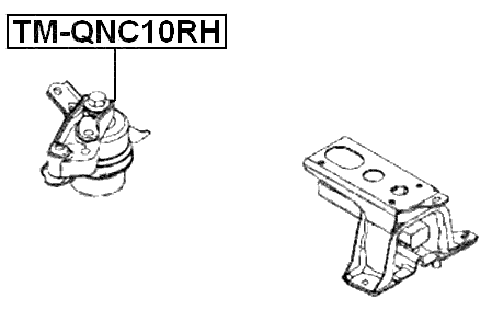 TM-QNC10RH - RIGHT ENGINE MOUNT (HYDRO)