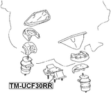 TM-UCF30RR - REAR ENGINE MOUNT