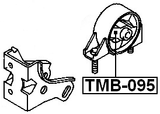 TMB-095 - REAR ENGINE MOUNT BUSHING AT