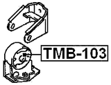 TMB-103 - FRONT ENGINE MOUNT BUSHING