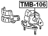 TMB-106 - REAR ENGINE MOUNT BUSHING