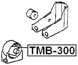 TMB-300 - FRONT ENGINE MOUNT BUSHING
