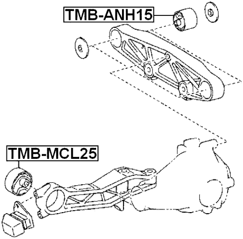 TMB-ANH15 - DIFFERENTIAL MOUNT BUSHING