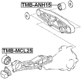 TMB-ANH15 - DIFFERENTIAL MOUNT BUSHING