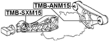 TMB-ANM15 - DIFFERENTIAL MOUNT BUSHING