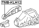 TMB-KLH12 - DIFFERENTIAL MOUNT BUSHING