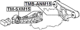TMB-SXM15 - DIFFERENTIAL MOUNT BUSHING