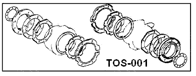 TOS-001 - REPAIR KIT SEAL SUB-ASSY STEERING KNUCKLE
