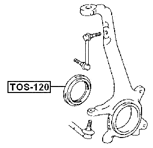 TOS-120 - STEERING KNUCKLE SEAL