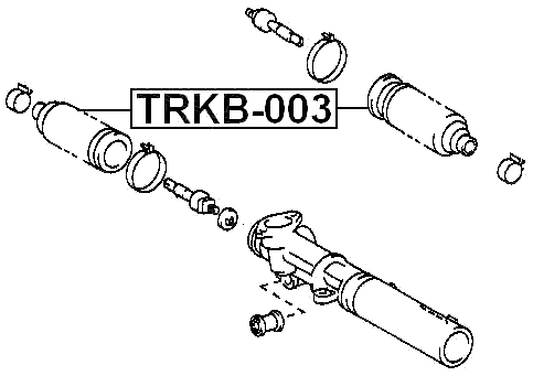 TRKB-003 - STEERING GEAR BOOT