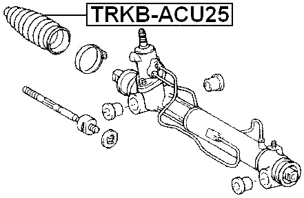 TRKB-ACU25 - STEERING GEAR BOOT