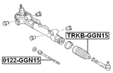 TRKB-GGN15 - STEERING GEAR BOOT
