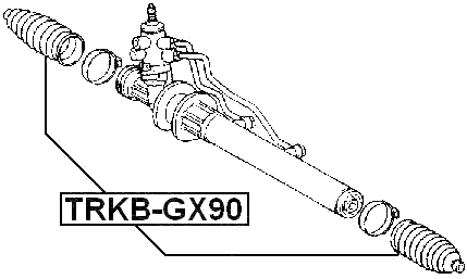 TRKB-GX90 - STEERING GEAR BOOT