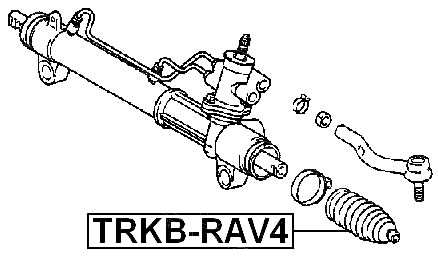 TRKB-RAV4 - STEERING GEAR BOOT