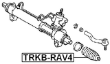 TRKB-RAV4 - STEERING GEAR BOOT