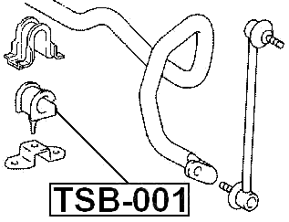TSB-001 - FRONT STABILIZER BAR BUSH D23