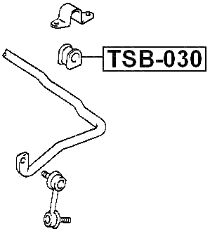 TSB-030 - FRONT STABILIZER BAR BUSH D19