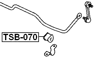 TSB-070 - REAR STABILIZER BAR BUSH D15