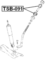 TSB-091 - FRONT STRUT ROD CUSHION