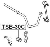 TSB-30C - REAR STABILIZER BAR BUSH D17