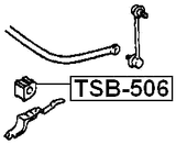 TSB-506 - REAR STABILIZER BAR BUSH D15