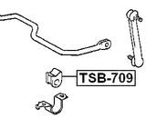 TSB-709 - REAR STABILIZER BAR BUSH D14