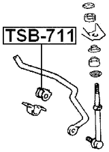 TSB-711 - REAR STABILIZER BAR BUSH D17